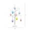 2ft. Pre-Lit Artificial Easter Twig Tree with Egg Ornaments and 24 Warm White LED Lights